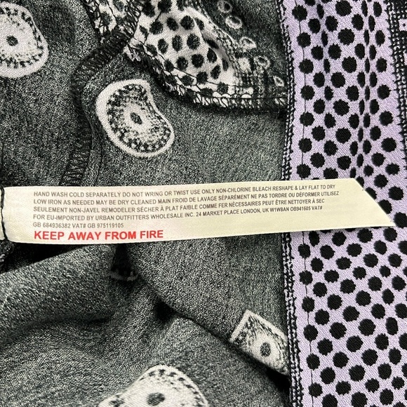 Free People Intimately On Board Bodysuit Sz L Lace Open Tie Back Hippie Boho - Picture 16 of 16